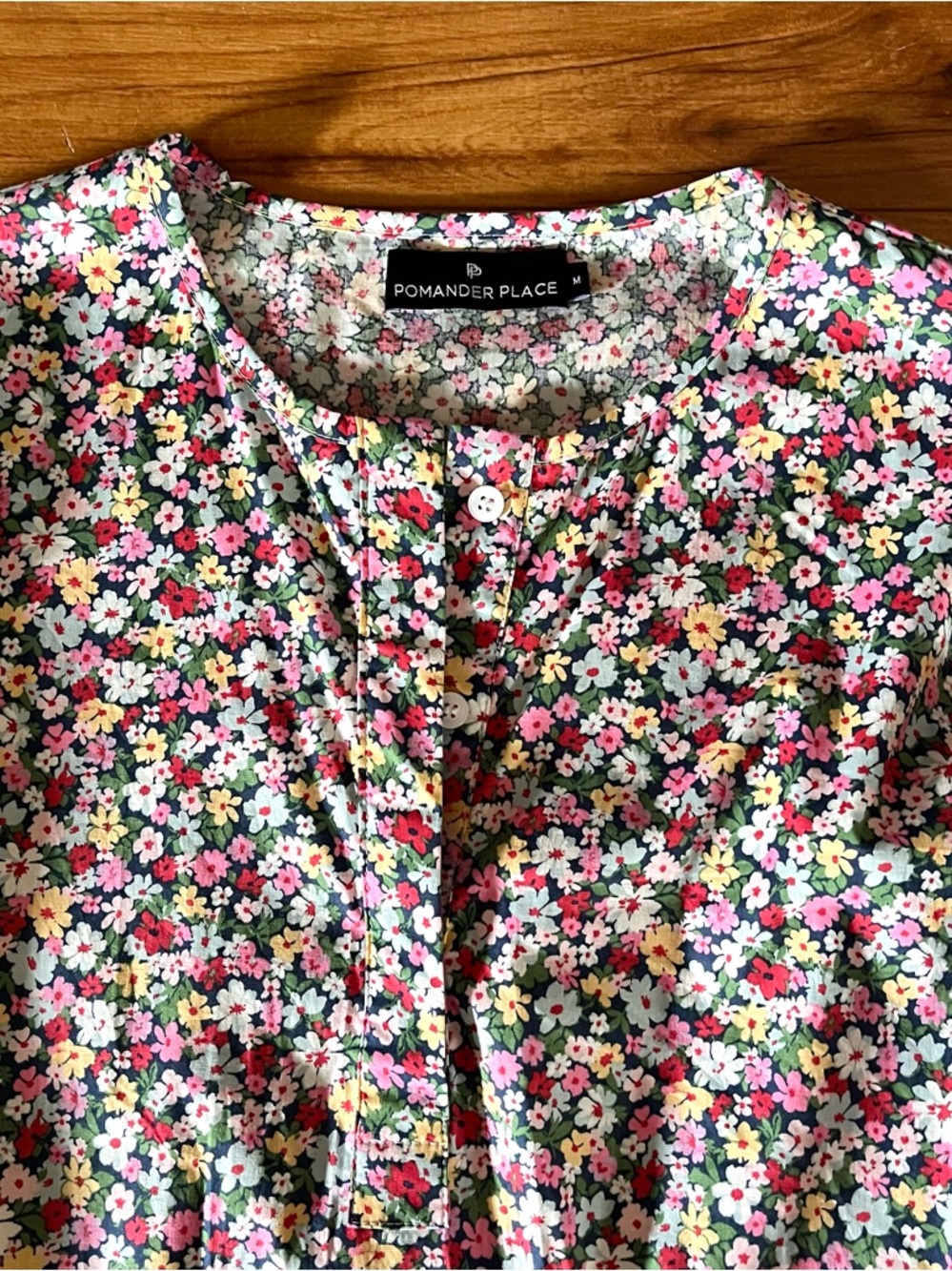 Tuckernuck Lucy Floral Shirt Dress Medium - Picture 3 of 13
